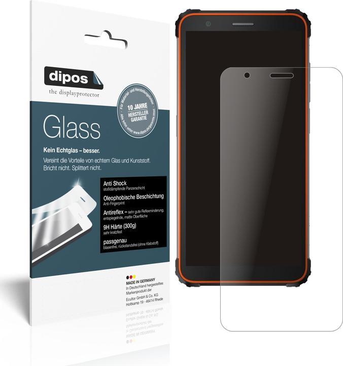 Dipos Displayschutz Anti-Shock (2 Stück, Blackview BV6600)