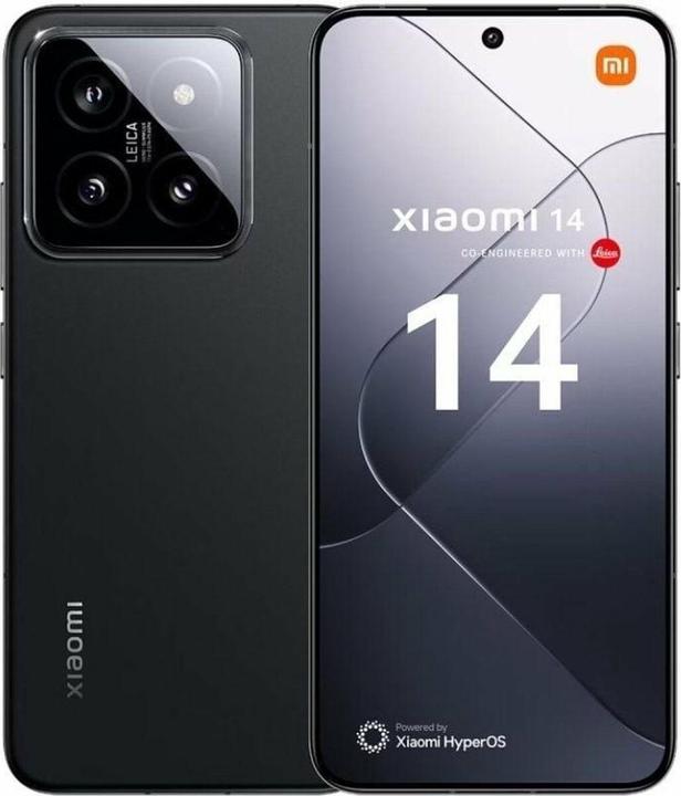 Image du produit Xiaomi 14 EU (256 Go, Noir, 6.36", Double SIM, 5G)