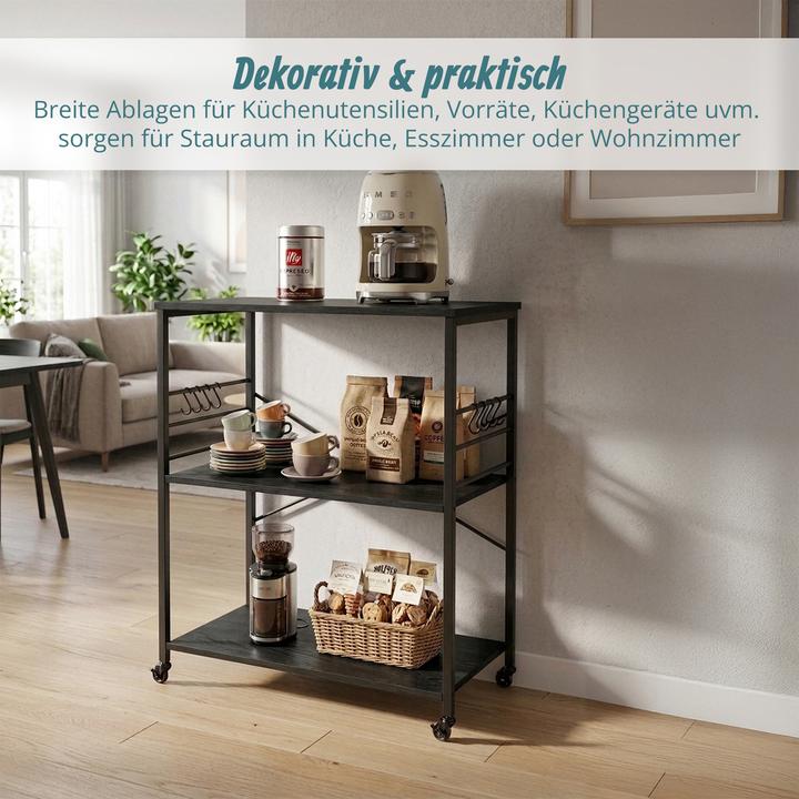 Produktbild Relaxdays Küchenrollwagen