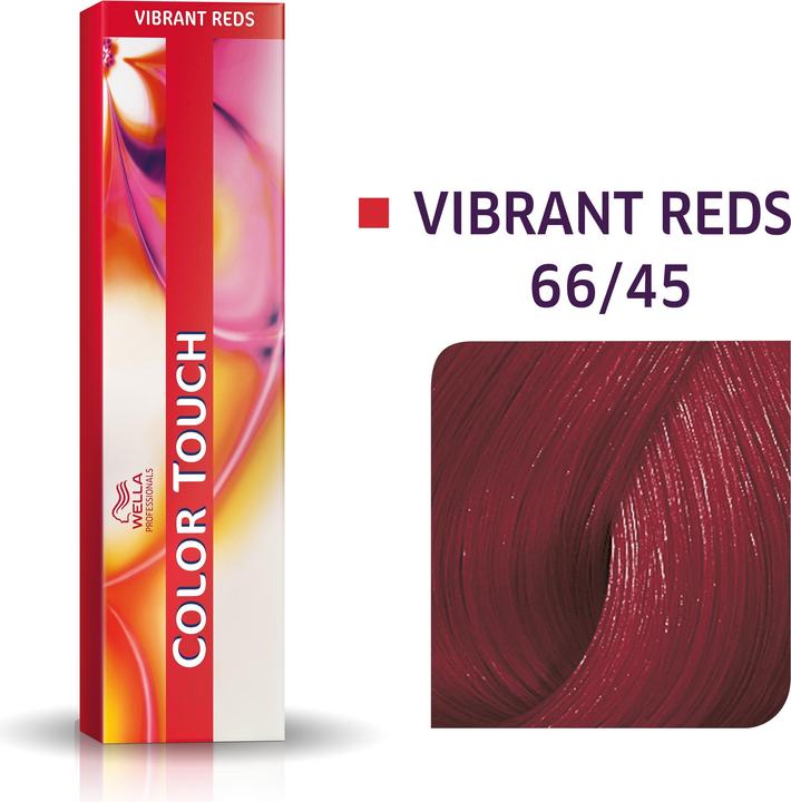 Produktbild Wella Color Touch Ammonia Free Hair Colour 60ml Tube (66/45 Dunkles Intensives Rot-Mahagoni Blond)