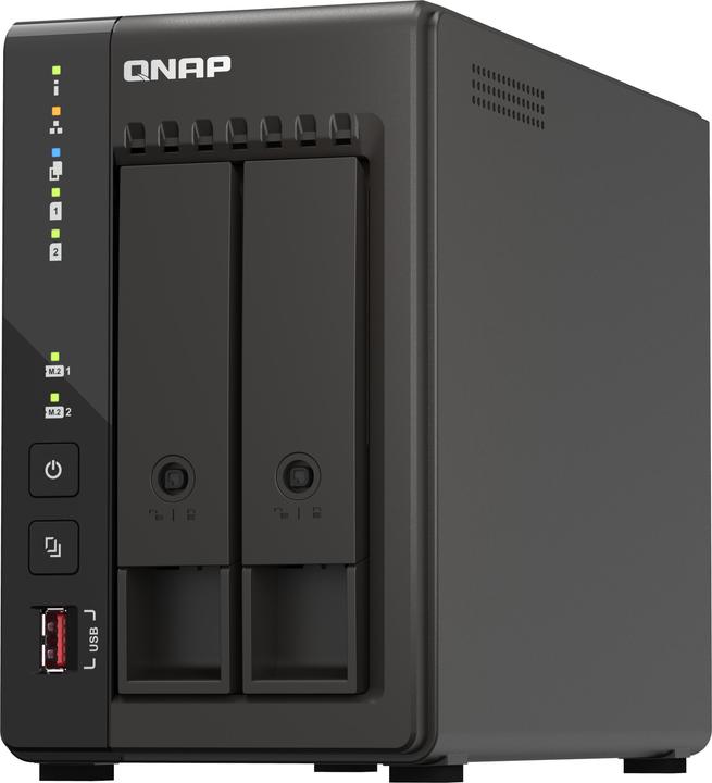 Actual product image QNAP NVR QVP-21C Appliance 8ch embedded 2bay