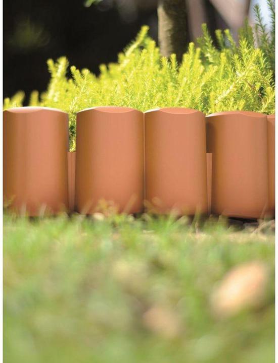 Produktbild Prosperplast Prosper Plast ipal6-r624 302 x 10 cm Garten Palisade – Terracotta (12-teilig) (100 cm)