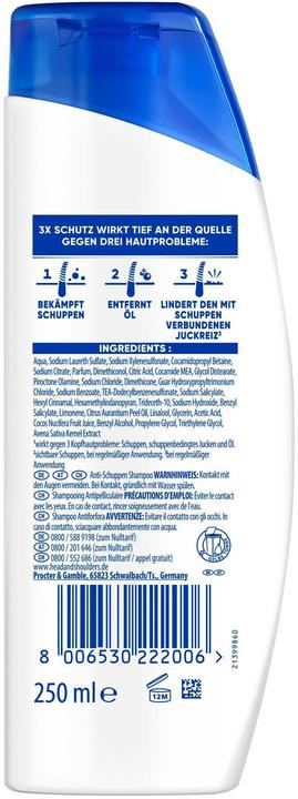 Actual product image Head & Shoulders Anti-Schuppen Tiefenpflege (Liquid shampoo, 250 ml)