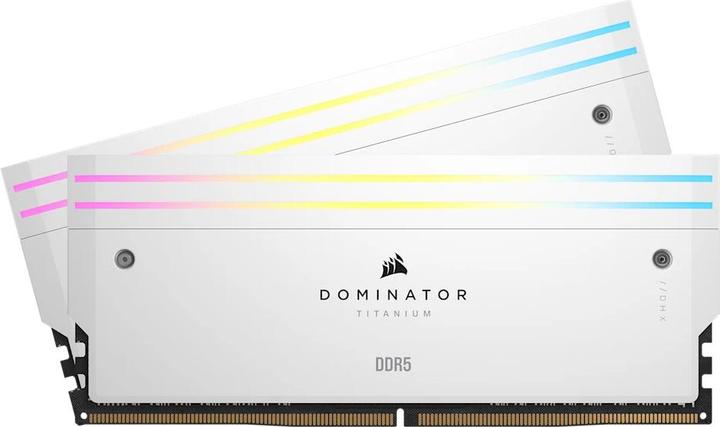Actual product image Corsair RAM D5 6000 64GB C30 Dom Titanium K2 W (2 x 32GB, 6000 MHz, DDR5 RAM, DIMM)