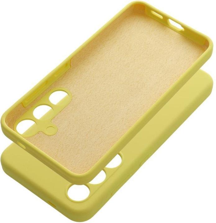 Produktbild OEM Back panel cover Case SILICONE 2mm for SAMSUNG A17 lemon (Samsung Galaxy A17)