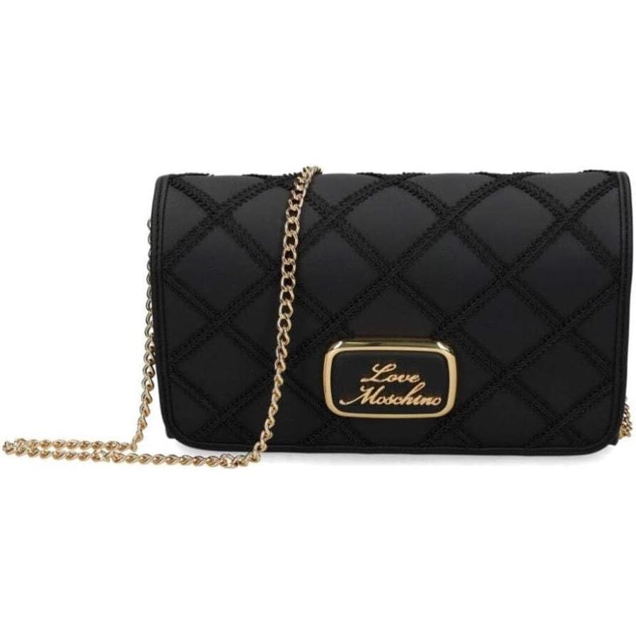 Love Moschino, Damen, Handtasche, Schultertasche für Damen, Schwarz