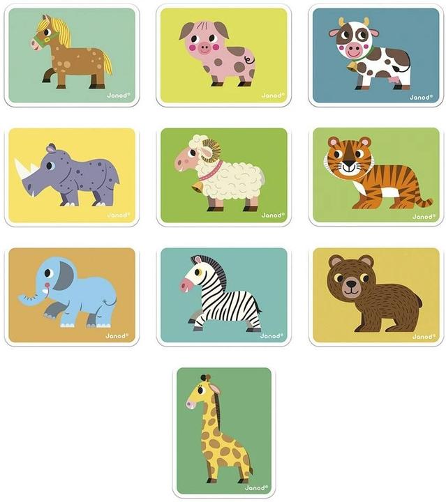 Actual product image Janod Animals (French)