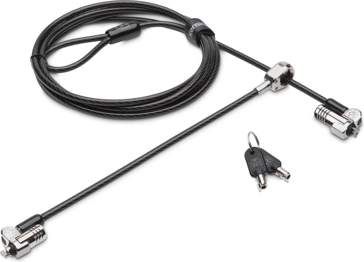Image du produit Kensington Antivol NanoSaver™ pour ordinateur portable à deux têtes de fermeture - Master Keyed