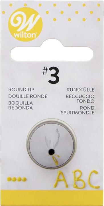 Produktbild Wilton Runde Buchse #003 (Spritztüllen)