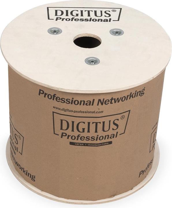 Image du produit Digitus Câble d’installation à paire torsadée CAT 6A U-UTP (U/UTP, CAT6a, 500 m)