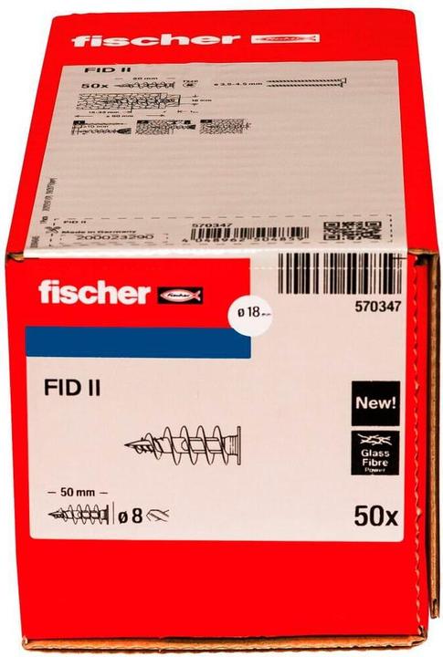 Produktbild Fischer Bolzenanker R 88715 EXA 6/ 10 Stahl galvanisch verzinkt/Spreizclip A 2 (50 Stk.)