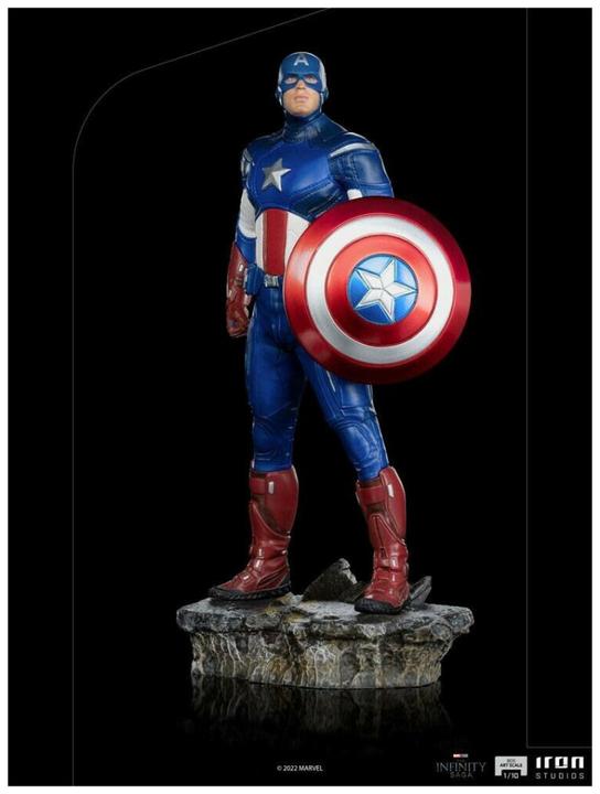 Produktbild Iron Studios ST Marvel Infinity Saga : Cap America NY Battle 1/10 28cm