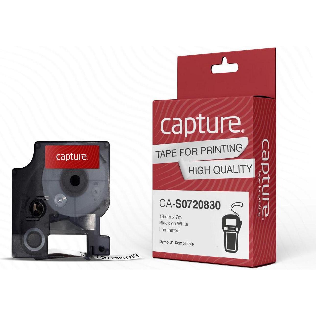 Capture, Etiketten, Basic Labels - Black on White