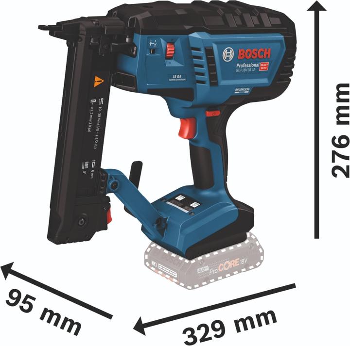 Produktbild Bosch Professional GTH 18V-38 M