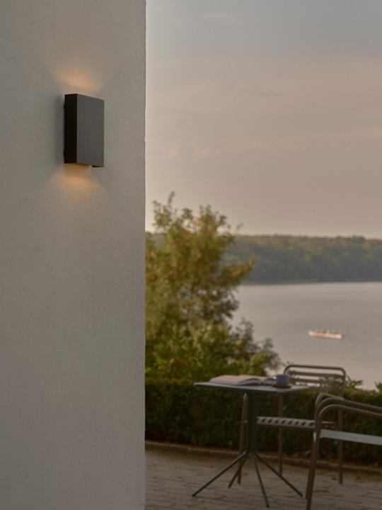 Actual product image Nordlux Fold 15 vaeglampe LED IP54 sort (IP54)