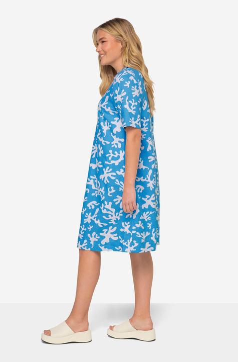 Produktbild Laurasøn Leinenmix-Kleid, A-Line, V-Ausschnitt, Halbarm (XXL)