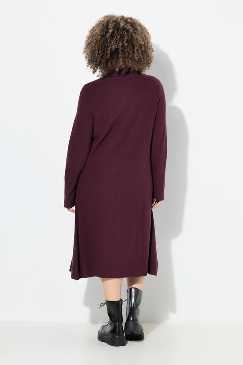 Immagine prodotto Ulla Popken Maglione dal taglio lungo e svasato con collo alto e maniche lunghe (50, 52)