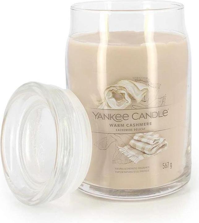 Actual product image Yankee Candle Warm Cashmere Signature Large Jar Scented Candle (567 g)