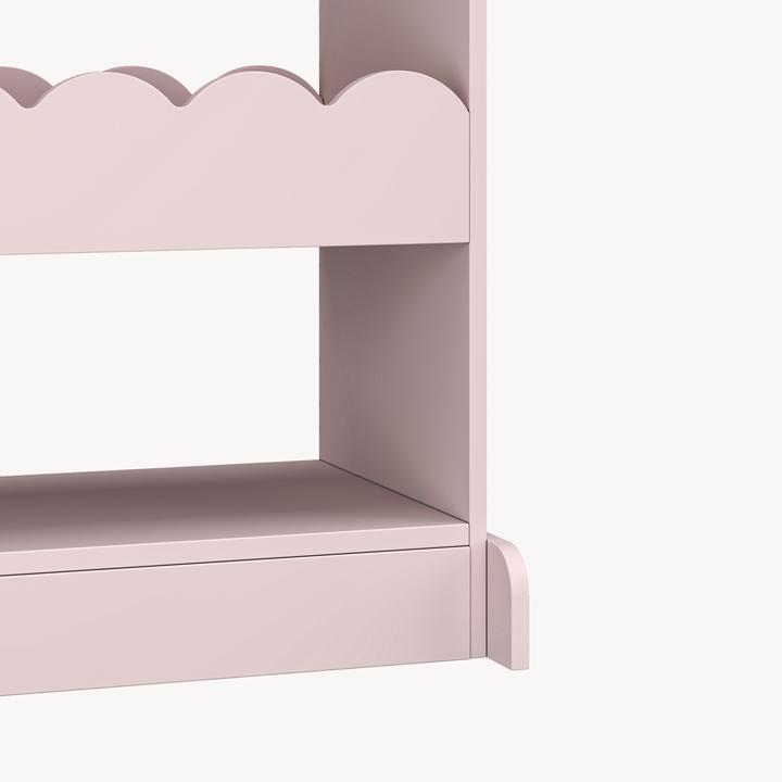 Produktbild En.Casa Kindergarderobe Vestnes mit Spiegel 120x63x38 cm Cotton Candy (62.50 x 38 x 120 cm)