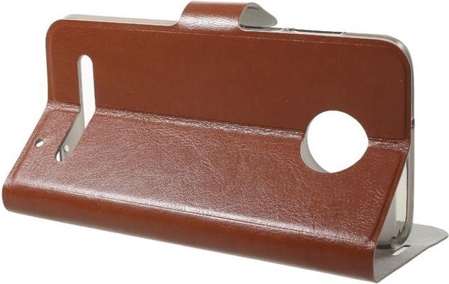Produktbild MU Classic Crazy Horse Leder Hülle (Motorola Moto Z3 Play)