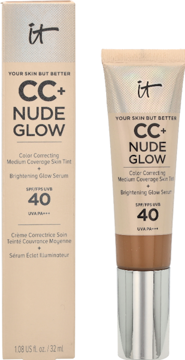 Actual product image It Cosmetics CC+ Nude Glow Correct. Illum. Foundation SPF40 (Neutral Tan)