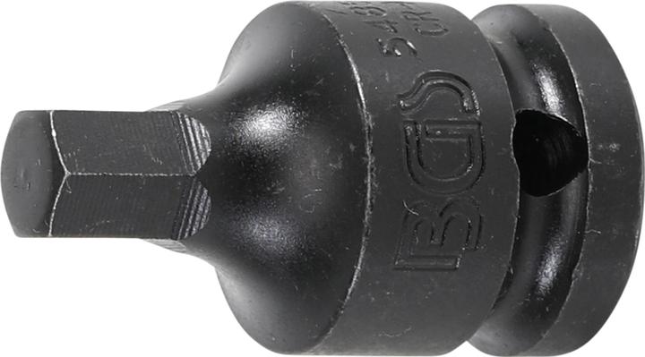 Actual product image BGS Impact Bit Socket length 42 mm 12.5 mm (1/2") Drive internal Hexagon 9 mm (12.5 mm)