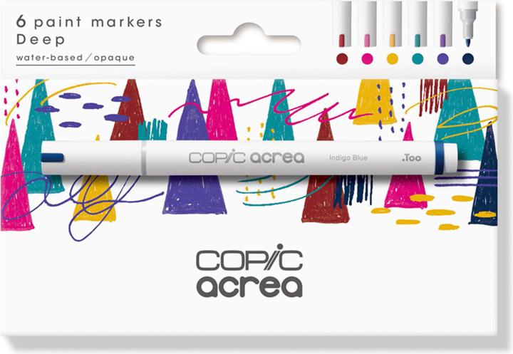 Image du produit Copic Marqueur acrea Set Deep (6x)