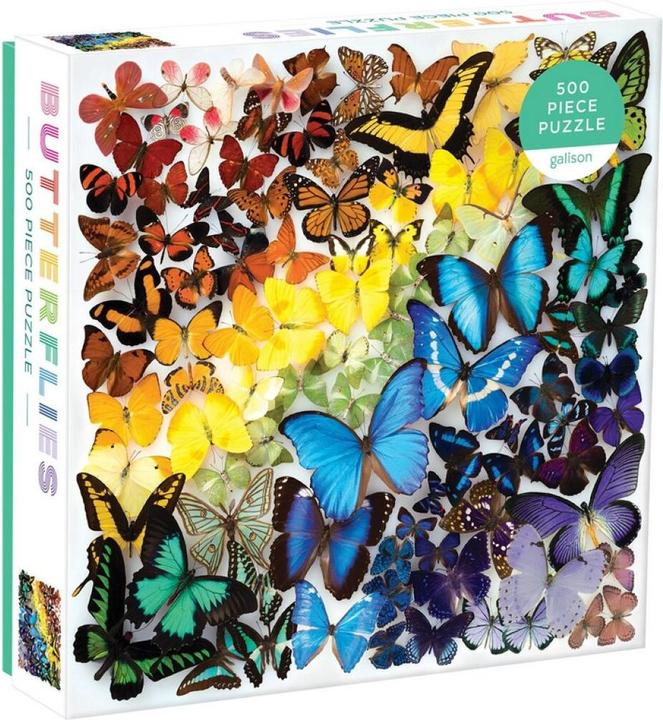 Immagine prodotto Abrams & Chronicle Arcobaleno farfalle 500 pezzo puzzle (500 pezzi)