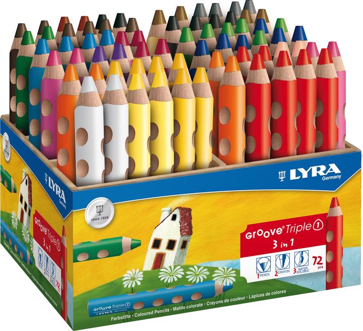Produktbild Lyra Groove Triple 1 Box (Mehrfarbig, 72 x)