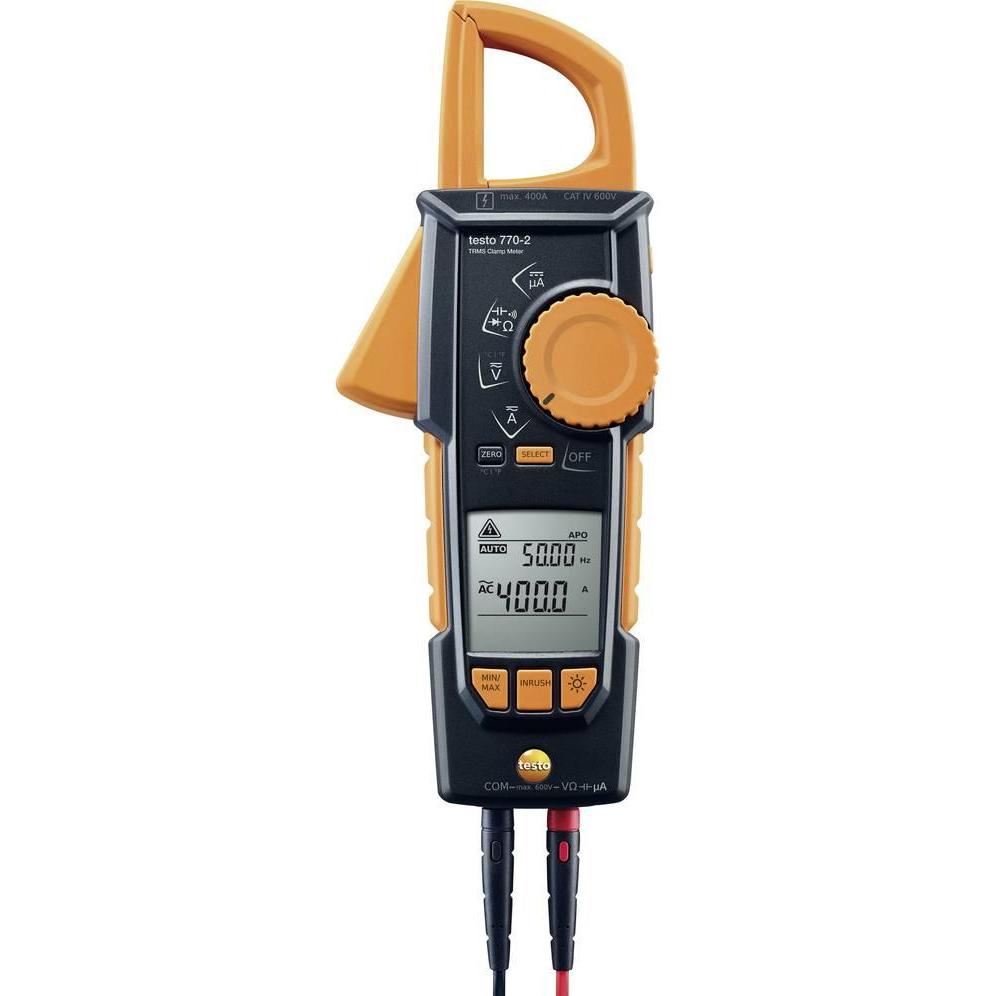 Testo, Multimeter, Stromzange, Hand-Multimeter di (CAT III 1000V, CAT IV 600V)