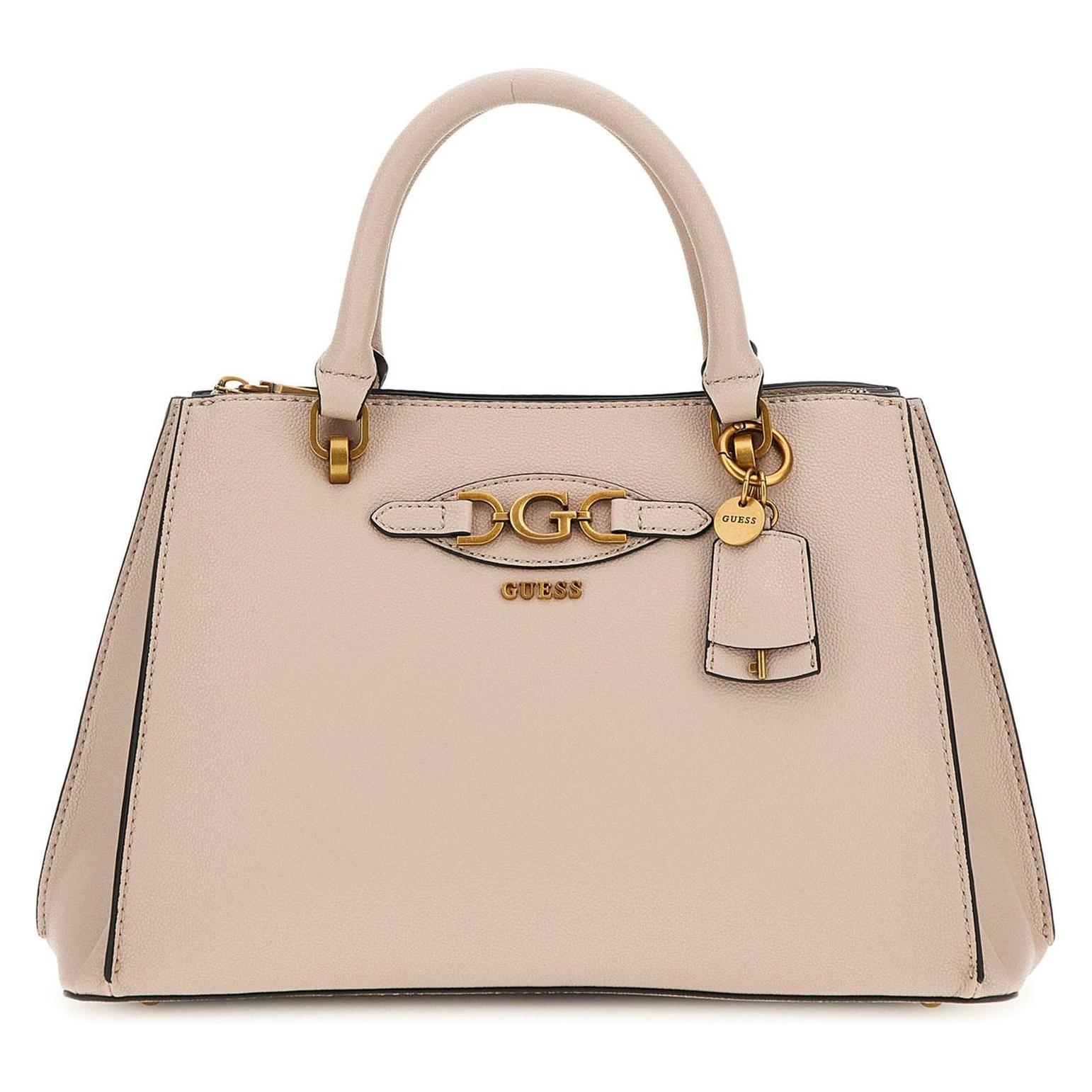 Guess, Damen, Handtasche, Malva Girlfriend Satchel, Beige
