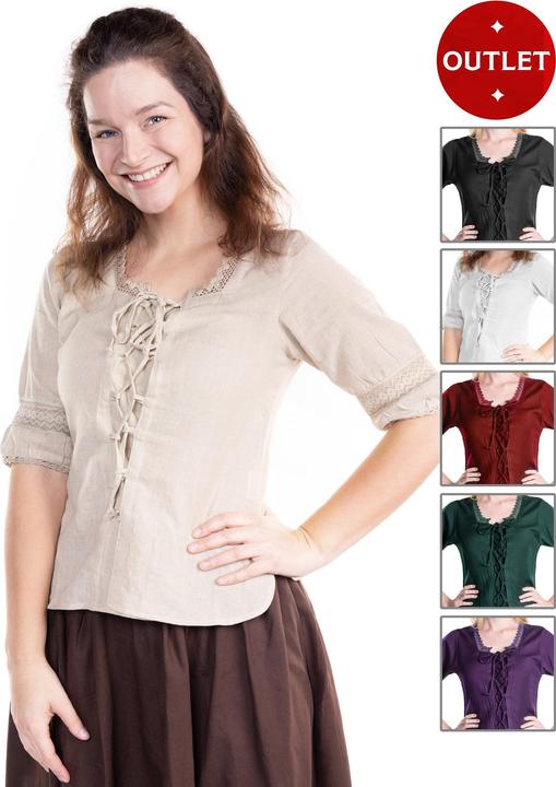 Produktbild Metamorph Kurzarm Mittelalterbluse - Valeria (S)