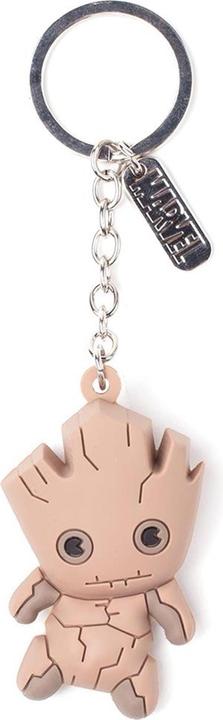 Actual product image Groot Character 3D Rubber Keychain