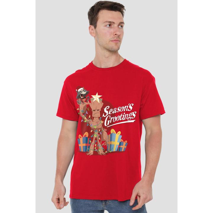 Produktbild Guardians of the Galaxy Seasons Grootings TShirt (XXL)