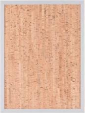 Immagine prodotto Bi-Office Lavagna di design in sughero, 600 x 400 mm, argento (Bacheca)