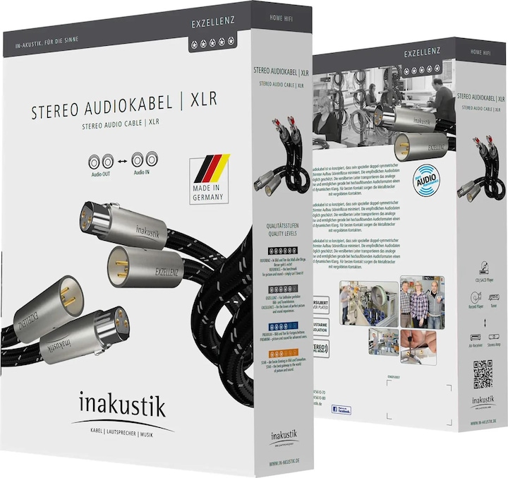 Immagine prodotto Inakustik Eccellenza Stereo XLR (0.75 m, XLR)