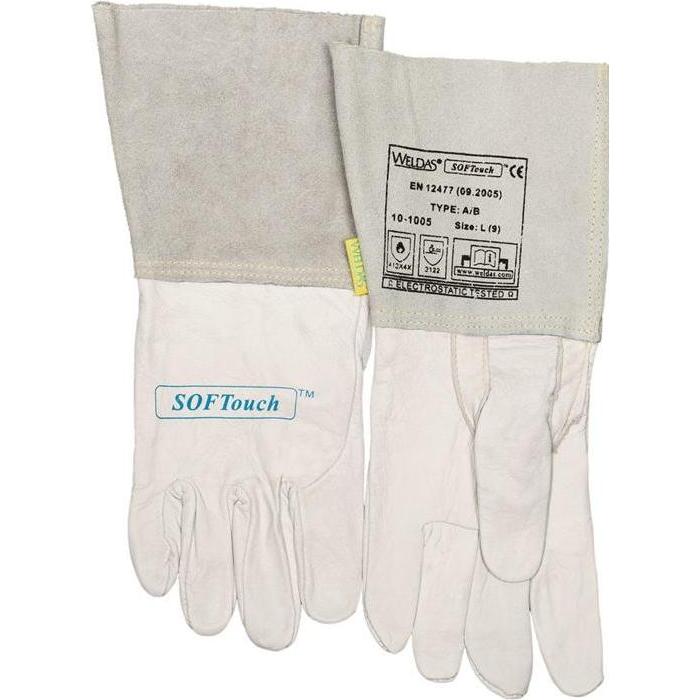 Weldas, Schutzhandschuhe, Schweisserhandschuhe Grösse XL (9,5) natur EN 388, EN 12477, EN 1149-2 (9.5)