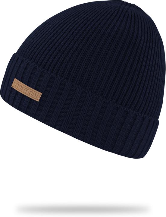Actual product image Normani Merino wool beanie smooth Yuma - 2212 (One size)