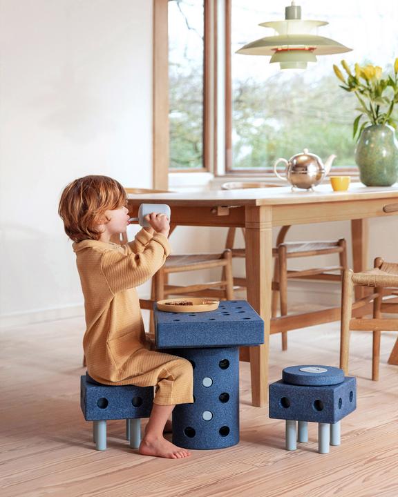 Immagine prodotto Modu Kit Dreamer - Zachte blokken- 33 onderdelen - Open Ended speelgoed- Speelgoed 1 -2-3 jaar - Deep Blu