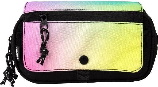Federmäppchen mit 3 Fächern und Klappe Sunset Black