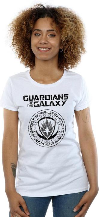 Actual product image Womens/Ladies Guardians Of The Galaxy Vol. 2 Distressed Seal Cotton T-Shirt (XXL)
