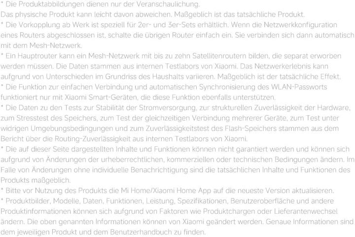 Produktbild Xiaomi Mesh System AC1200 3-Pack