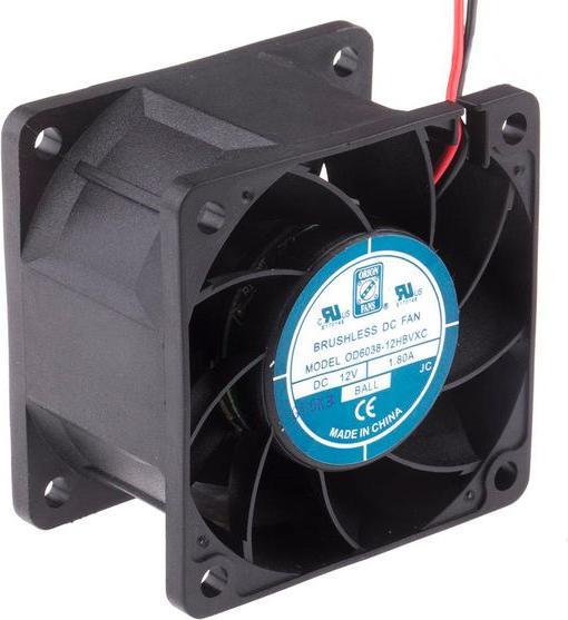 Produktbild RS PRO DC Axiallüfter 60mm 104m³/h 12Vdc (60 mm)