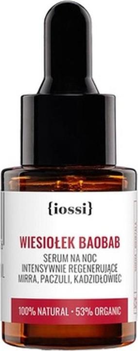 Iossi Intensively Regenerating Serum For The Night Evening Evening. Baobab. Myrrh. Frankincense &