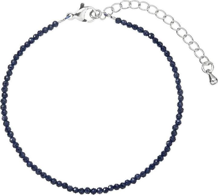 Image du produit Evolution Group - Beaded bracelet with blue sandstone stones 43055.3 blue sandstone (Grès)