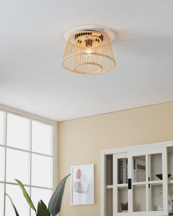 Produktbild EGLO CEILING LIGHT HYKEHAM E27 43851 BAMB/BL (E27)