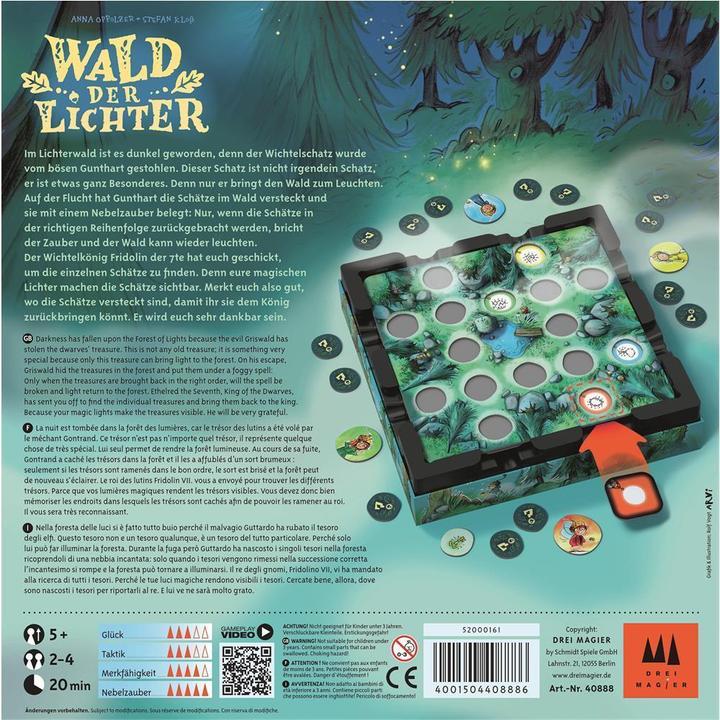 Image du produit Drei Magier Spiele Forêt des lumières (Allemand, Français, Italien, Anglais)