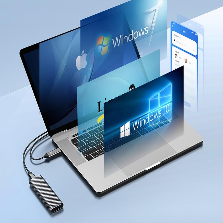 Actual product image Orico Other Computer Accessory AM2C3-G2 M.2 NVME USB-C 3.2 Disk Drive - Gray (M.2 2230)