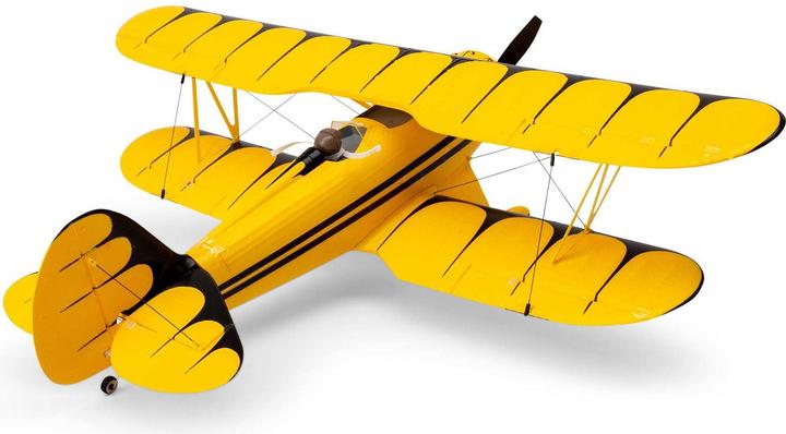 Image du produit E-Flite FLUGZEUG WACO Yellow 550mm EP BNF UMX mit AS3X & SAFE Select