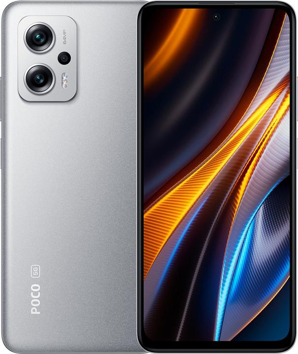 Xiaomi Poco X4 GT (256 GB, Silver, 6.60", Dual SIM, 64 Mpx, 5G)